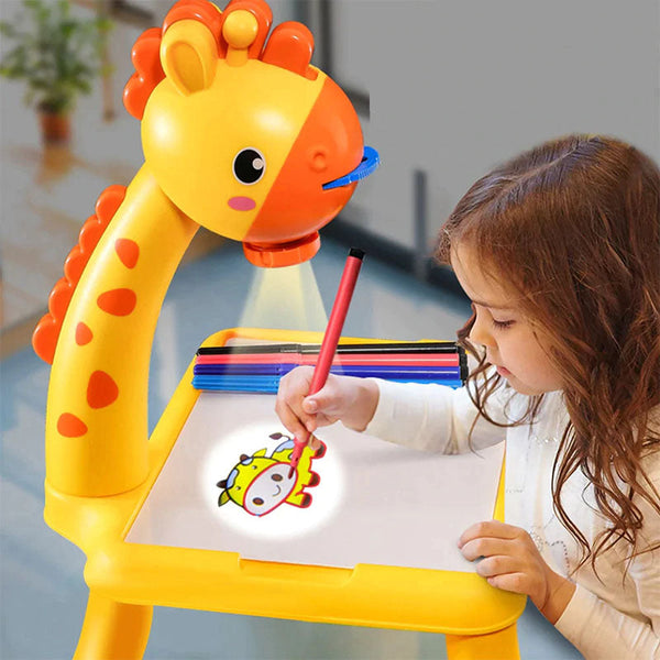 LED Projector Art Painting Table for Kids
